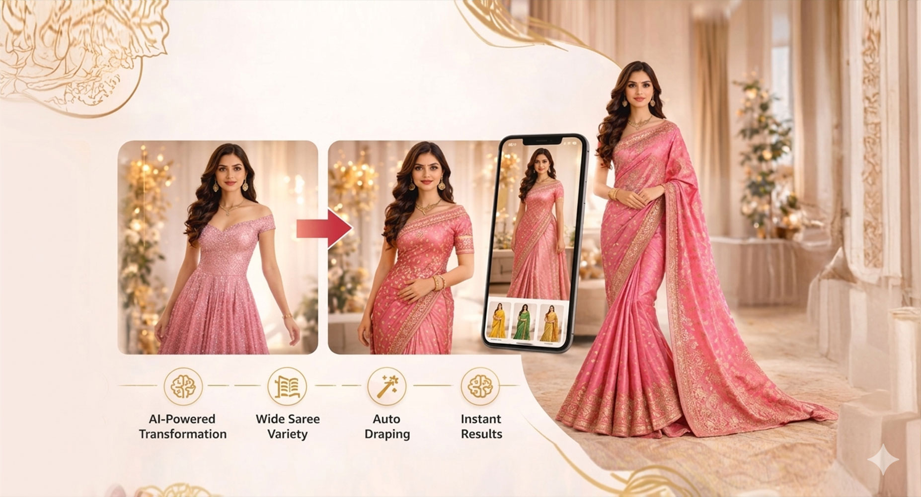 AI Saree Catalogue Creation: Decrease Costs and Scale Faster
